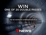 Win 1 of 20 Double Passes for an Underground Rail Tunnel Tour from 7 News Sydney/Sydney Metro