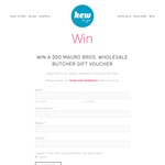 Win a $50 Mauro Bros. Wholesale Butcher gift voucher from Kew For You
