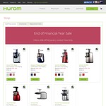 15% to 20% off All Juicers @ Hurom