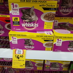 Coles - 2x Whiskas 12 Pack Cat Food (+ $10 JB Hi-Fi Voucher) for $8.80