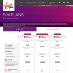 Virgin Mobile $10 off First Bill (12 Month SIM Plans $50 and below Per Month)
