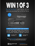 Win 1 of 3 BlackVue DR750S-2CH Dashboard Cameras from BlackVue
