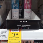 Sony MDR-E9LP Earphones: $4 (66% off) - Pyrmont Coles Sydney