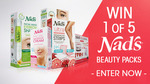 Win 1 of 5 Nad’s Natural Hair Removal Prize Packs Worth $60.25 from Seven Network