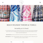 All Beach Throw Roundies Now $24.99 (Was $59.95) + Free Standard Shipping on Orders over $100 @ Life As Style