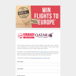 Win Return Flights to Europe for 2 Worth $5,000 from Urban Adventures