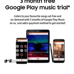 3 Months Free Google Play Music Trial (with Purchase of Eligible Samsung Galaxy Device - New Customers Only)
