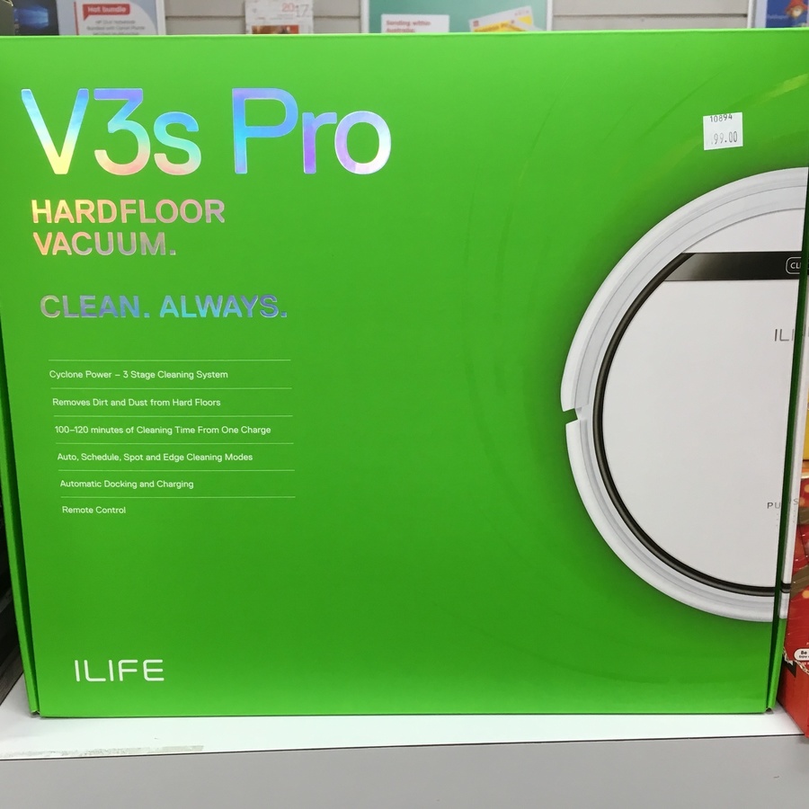 ILIFE V3s Pro Robot Vacuum Cleaner $199 Australia Post - OzBargain