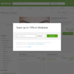 Extra 20% off Health & Beauty through App (10% off Web) Max $40 @ Groupon