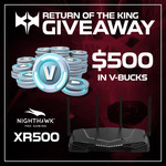 Win a Netgear XR500 Nighthawk Pro Gaming Router Worth $449 & $500 Worth of V-Bucks from NRG