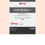 5% off Purchases from Dshop.com.au