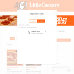 [NSW] Free Pizza with any Online Pickup Order @ Little Caesars 