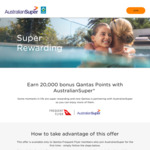 20,000 Qantas Points for Joining Australian Super