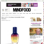 Win 1 of 3 L’Occitane Immortelle Reset Serums Worth $90 from MiNDFOOD