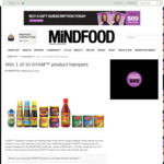 Win 1 of 10 AYAM Product Hampers Worth $50 from MiNDFOOD