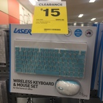 [VIC] Laser Wireless Keyboard and Mouse $15 @ Big W, Epping