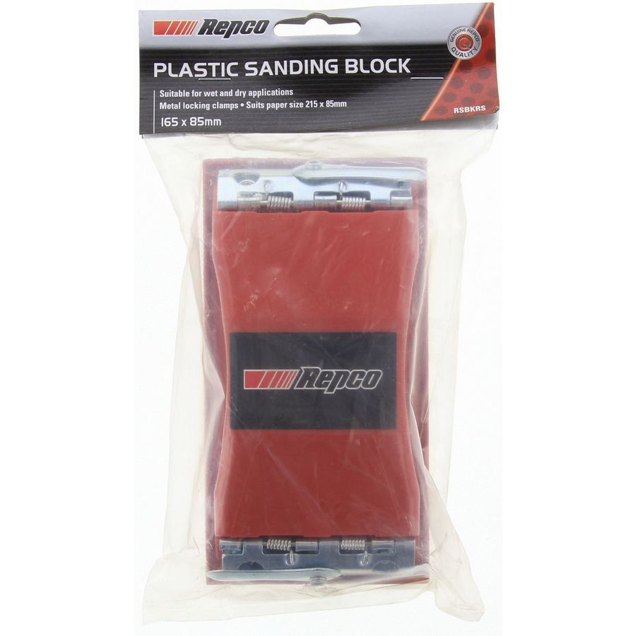 Plastic Sanding Block Small (165x85mm) 0.70 Repco OzBargain