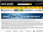 Up to $20 Cashback by PayPal @ DickSmith