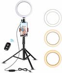 8" LED Ring Light w/ Tripod $34.19 (40% off) + Delivery (Free with Prime / $49 Spend) @ UBeesize Global
