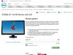 Dell ST2420L 24" Full HD Widescreen LED Monitor $159