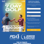 Win the Ultimate Golf Experience for 2 Worth $20,000 from PGA Australia