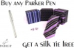 Buy any Parker Pen - Get a Free Silk Tie valued at $24.99 [SA - In Store Only][Subscription Req]