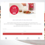Win a Year's Supply of Fine Foods Valued at $365 from Adelia