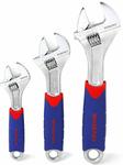 WORKPRO 3-Piece Adjustable Wrench Set CR-V $22.99 + Delivery ($0 with Prime/ $39 Spend) @ Greatstar Tools Amazon AU
