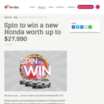 Win a Honda HR-V Worth up to $27,990 from The Glen Shopping Centre or 1 of 4200 $10/20/50/70 GIVV Gift Cards (VIC)