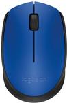 Logitech M171 Wireless Mouse (Blue, Grey, Red) $10 (RRP $24.95) @ Bing Lee, JB Hi-Fi, Officeworks