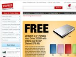 Staples: Free Verbatim 2.5" 320GB HDD for Orders over $150