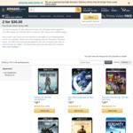 Selected 4K Blu-Ray Titles (Avengers Infinity War & Endgame etc) 2 for $30 + Delivery ($0 with Prime/ $39 Spend) @ Amazon AU
