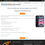Win an iPhone 11 Valued at $1,199 from Insurance Watch