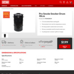 Barbeques Galore - Pro Smoke Dragon Kamado $499 (Was $599), Pro Smoke Smoker Drum $199 (Was $269)