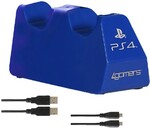 [PS4] 4Gamers PS4 Play & Charge Cables with Stand $10 @ Big W