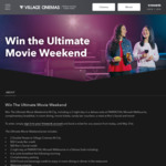 [VIC] Win the Ultimate Movie Weekend from Village Cinemas [Purchase required]