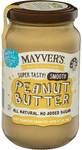 ½ Price Mayvers Natural Peanut Butter Varieties 375gm $2.50 @ Woolworths