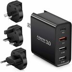 Abetcabe USB 4 Port Wall Charger for $9.99 + Delivery ($0 or Free with Prime/$39 Spend) @ Abetcabe-AU via Amazon AU
