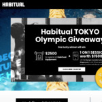 Win a $2500 Gift Card + a 1 on 1 Session (Worth $1500) from Habitual Equipment