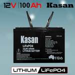 Kasan 100Ah 12V Lithium Battery with LCD Screen Monitor $440 Delivered @ RollingCart