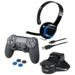 @play PlayStation 4 Starter Pack (Headset, Charge Dock, Charge Cable, Controller Skin, Thumb Grips) $8.74 + Delivery @ EB Games