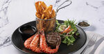 [QLD] $9.90 Eye Fillet Steak, Prawns, Chips and Salad at Kitchen at Treasury (Star Club Membership Required, Free to Join)