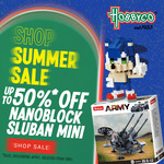 $5 Sluban Mini Sets and up to 50% off Nanoblock + $9.50 Delivery ($0 with $99 Order) @ Hobbyco