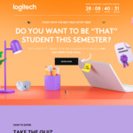 Win a Logitech Desk Space Gift Pack and a $2,000 Officeworks Voucher from Logitech [Uni/College/School Students Only]
