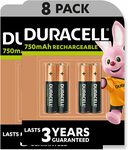 Duracell Rechargeable AAA 750 mAh Batteries, Pack of 8 (Amazon Exclusive) $20.85 + Delivery ($0 with Prime) @ Amazon UK via AU