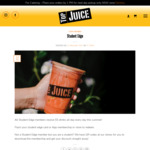 [ACT, NSW, QLD, VIC] $5 Drinks (Student Edge Members Only) in-Store @ Top Juice