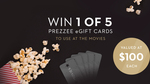 Win 1 of 5 $100 Prezzee eGift Cards to Be Redeemed at Event Cinemas from Meriton Suites