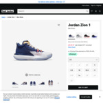 Nike Jordan Zion 1 Basketball Shoes - $83.97 + $10 Delivery ($0 with $150 Spend) @ Foot Locker