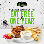 Win a Chance to Eat Free for One Year from El Jannah Preston [VIC]