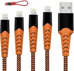 [Prime] Lightning Cables 5-Pack (1x20cm, 2x1m, 2x2m) $12.99 Delivered @ HARIBOL Amazon AU